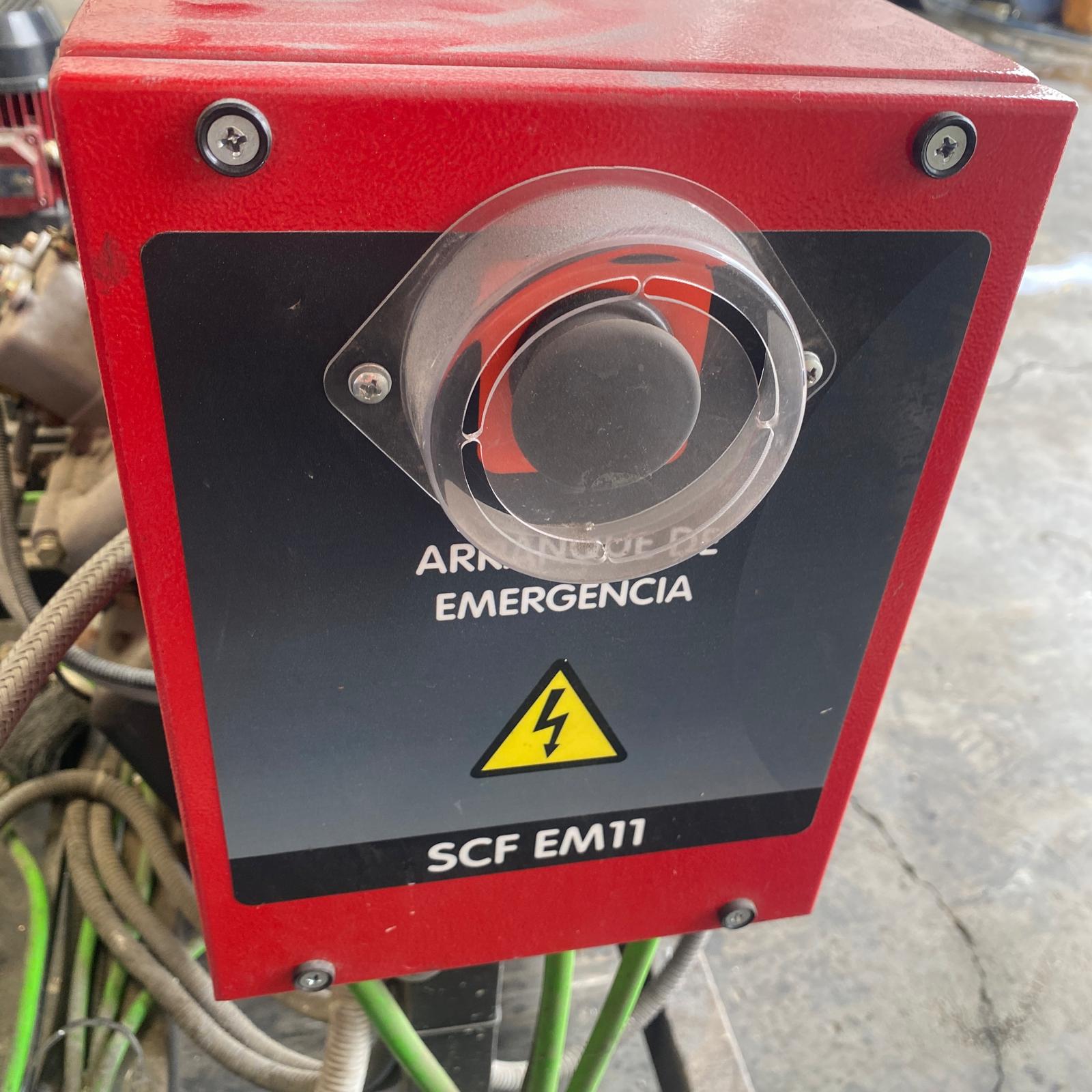 grupo contra incendios bloch con bomba diésel 20 hp, 3000 rpm, caudal 36 m³/h y altura 50 m